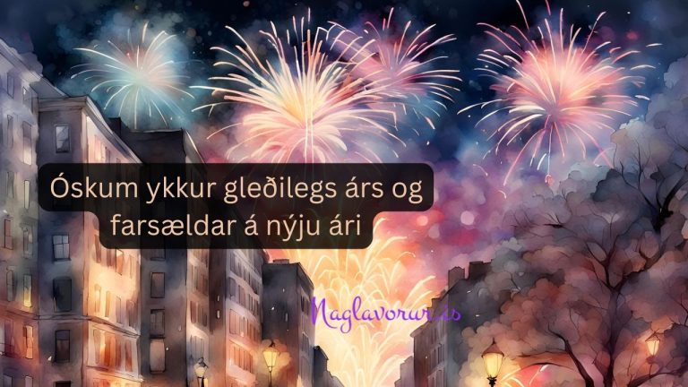 Áramótakveðja 2025